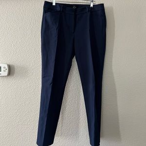 White House Black Market navy slim ankle size 6